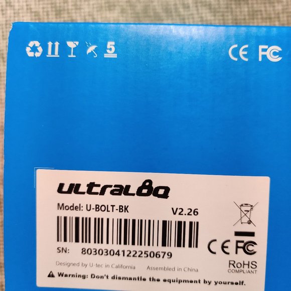 Ultraloq Electronic Deadbolt. - Picture 2 of 5